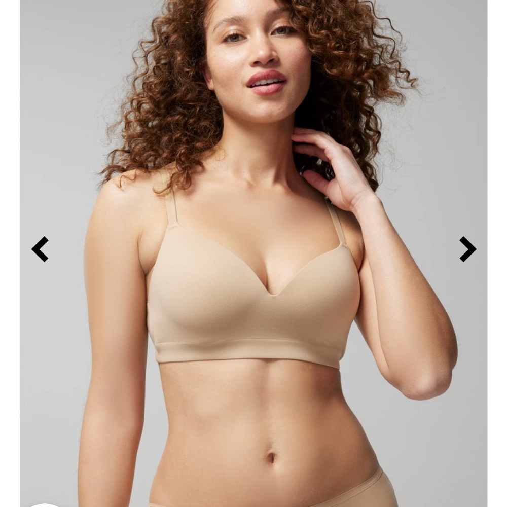 Soma Intimates Enbliss Wireless Bra, size 34A, color: Warm amber